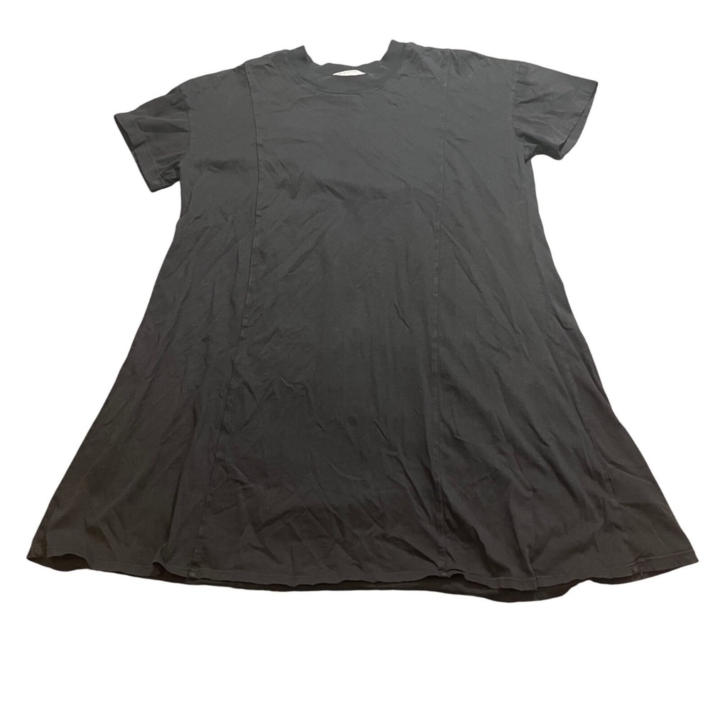 Stateside T-Shirt‎ Dress Womens XS Black Short Sleeve Cotton A-Line Mini